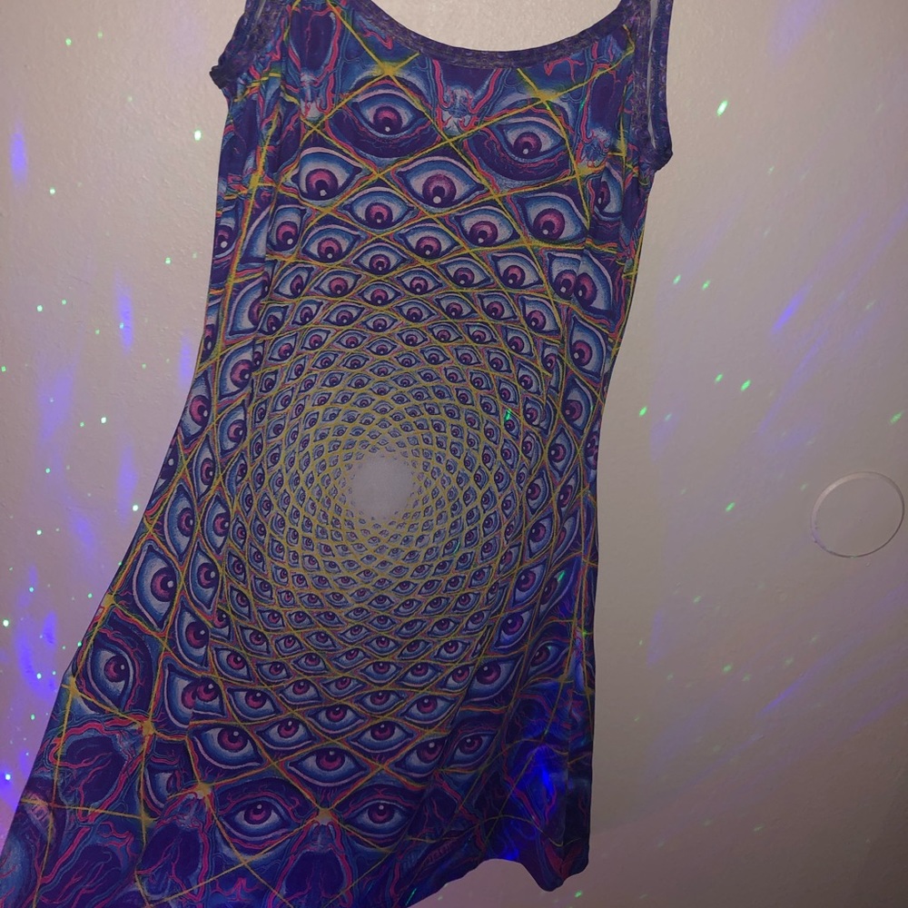 Alex grey vision lab trippy dress